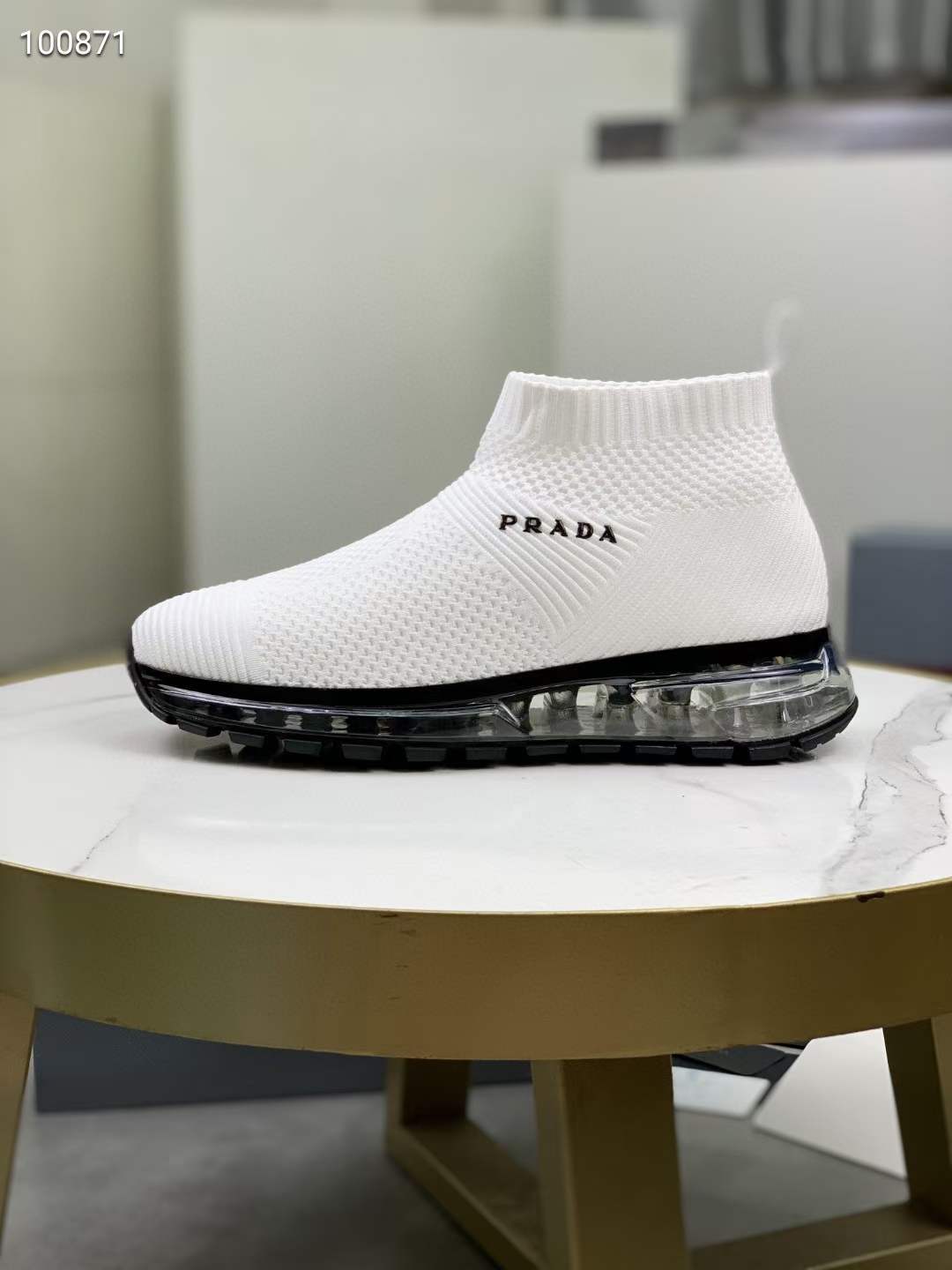 Men P*rada Top Sneakers