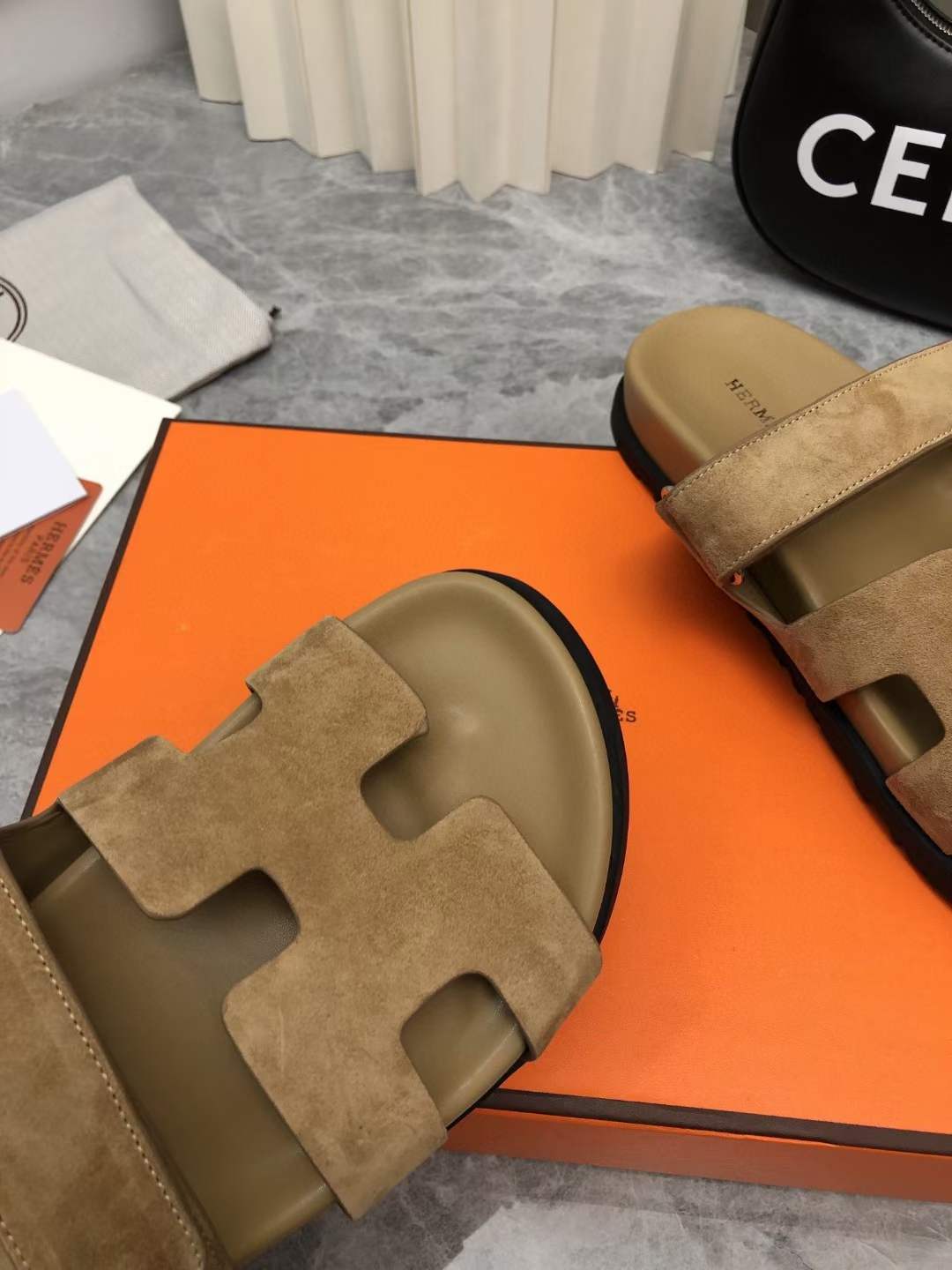 Men Women H*ermes Top Sandals