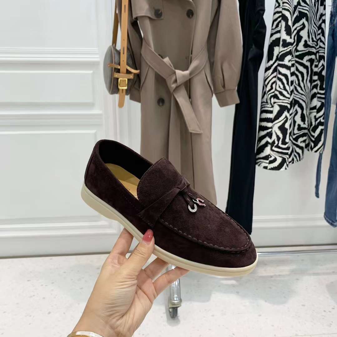 Men Women L*oro P*iana Top Loafer （）