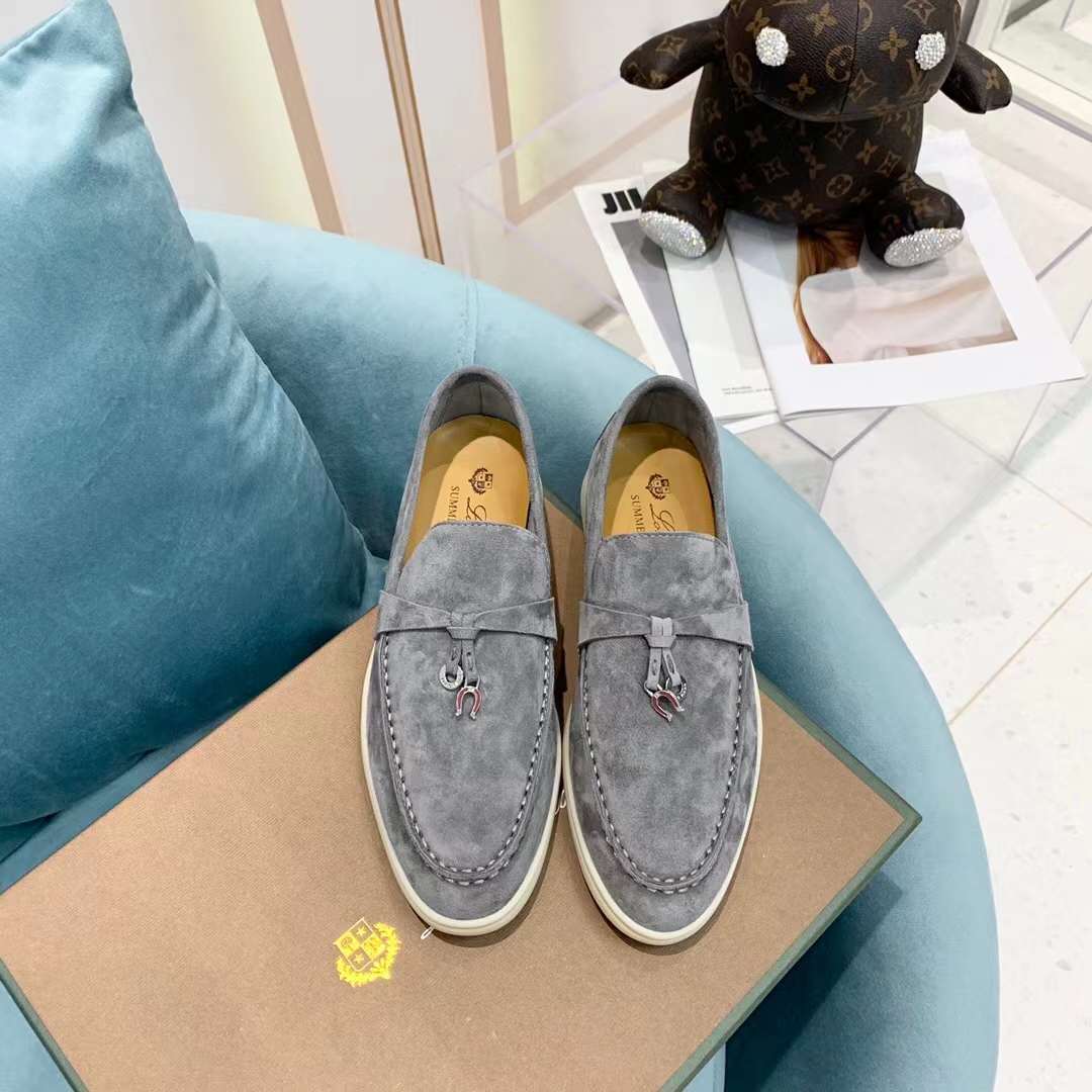 Men Women L*oro P*iana Top Loafer （）