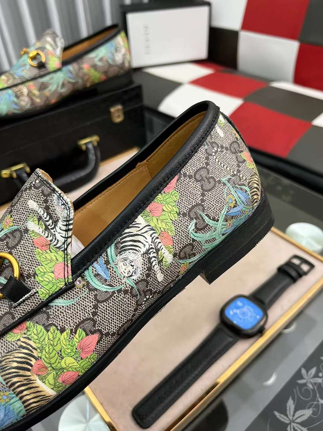 Men G*ucci Top Sneaker