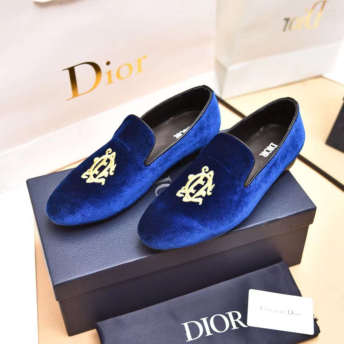 Men D*ior Top Sneaker（）