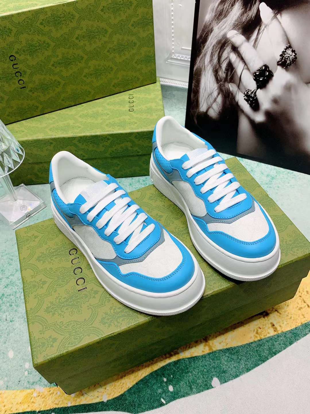 Men Women G*ucci Top Sneaker