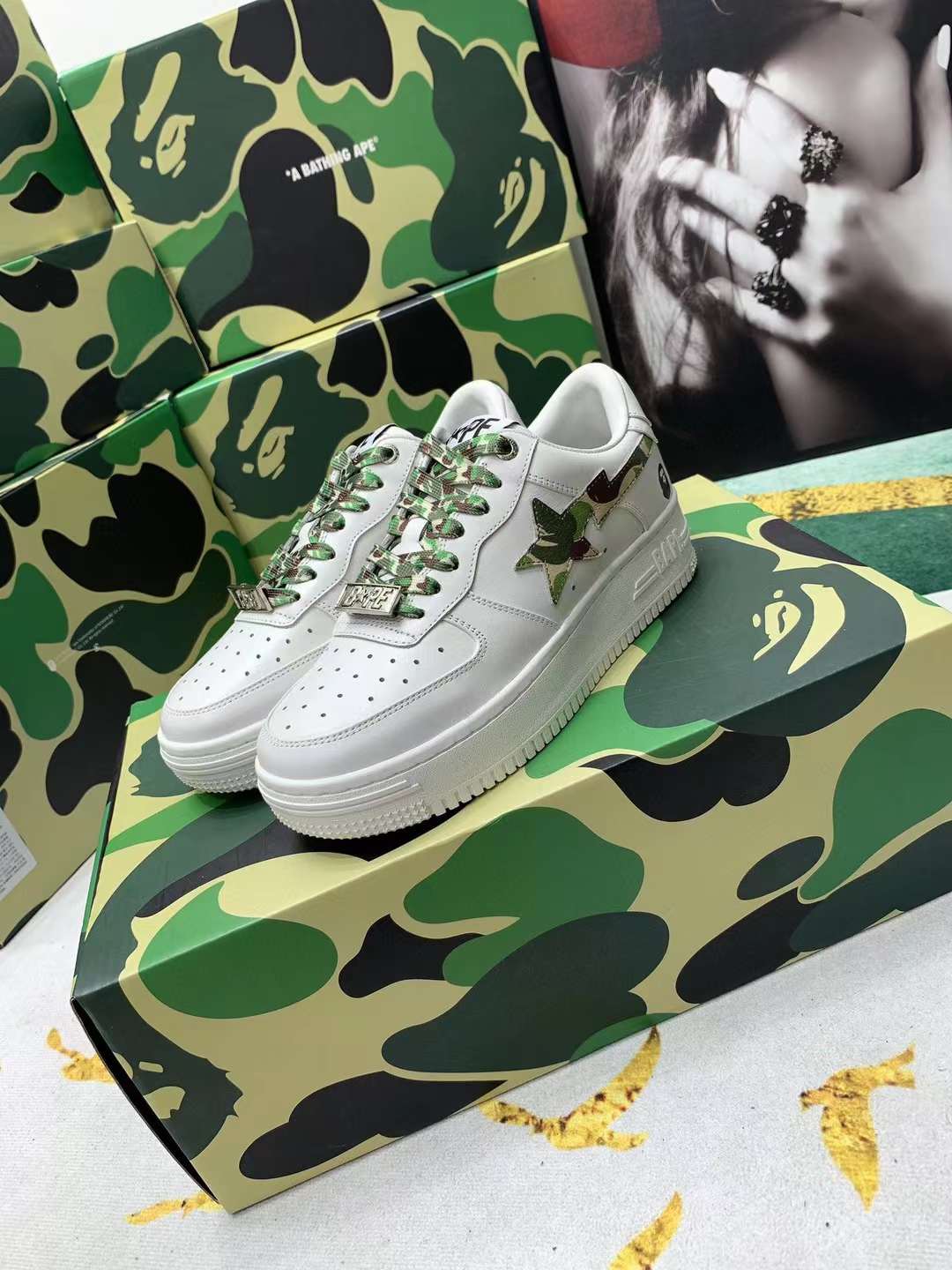 Men Women B*ape Top Sneaker