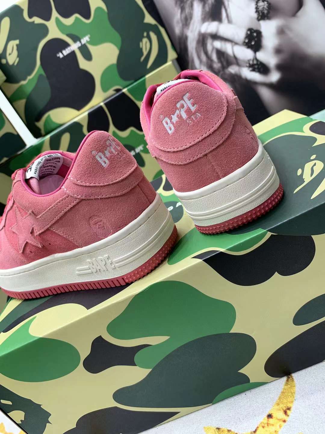 Men Women B*ape sta low Top Sneaker