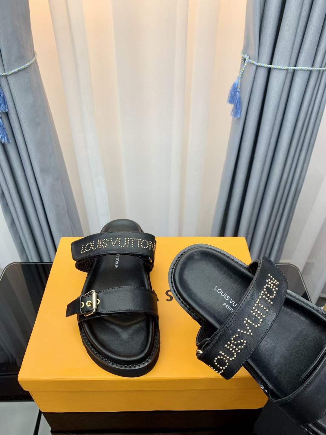 Women Men L*ouis V*uitton Top Slippers