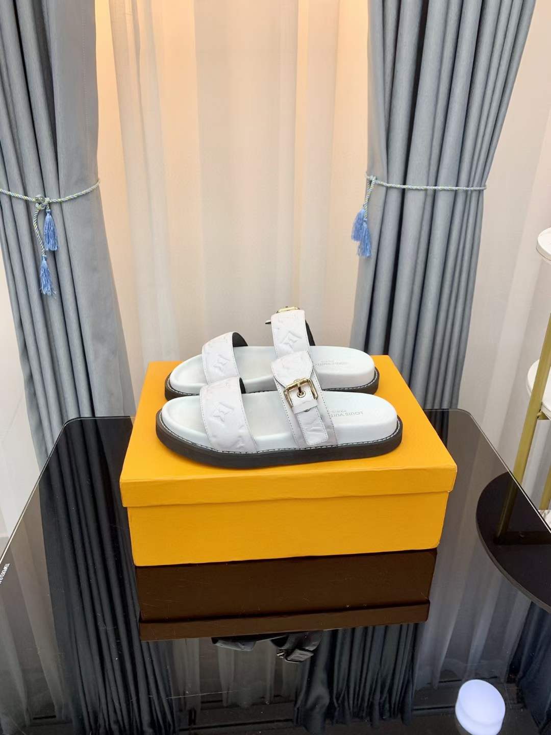 Copy Women Men L*ouis V*uitton Top Slippers