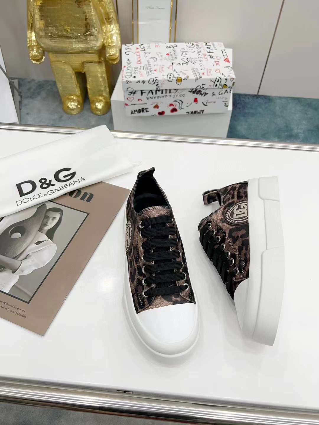 Men Women D*G Top Sneakers
