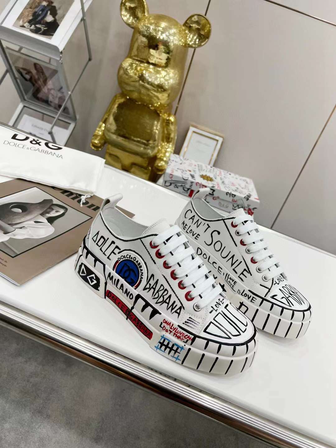 Men Women D*G Top Sneakers