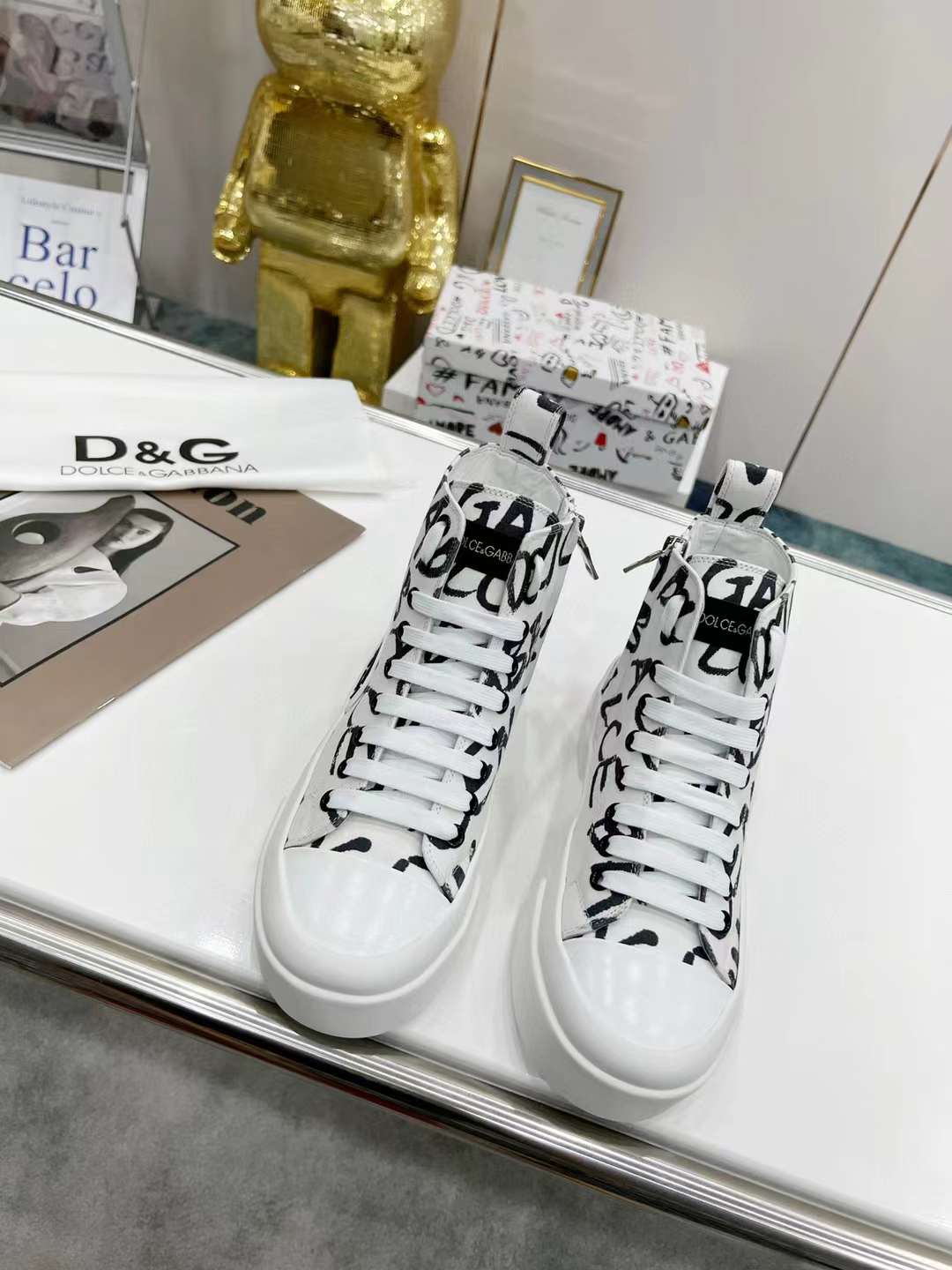 Men Women D*G Top Sneakers