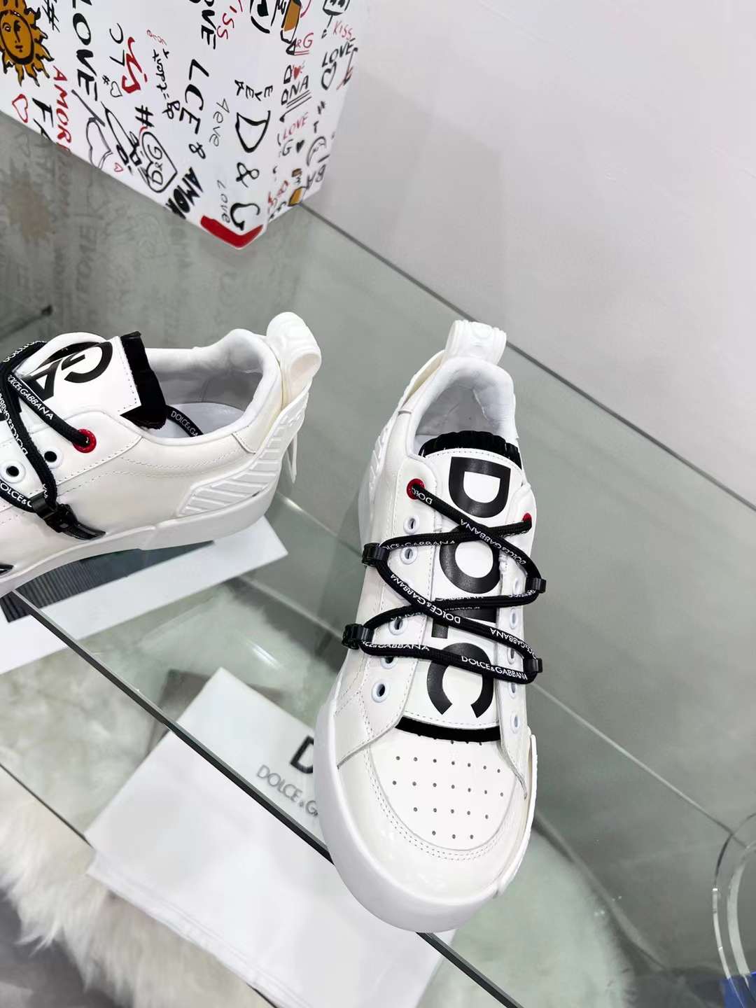 Men Women D*G Top Sneakers