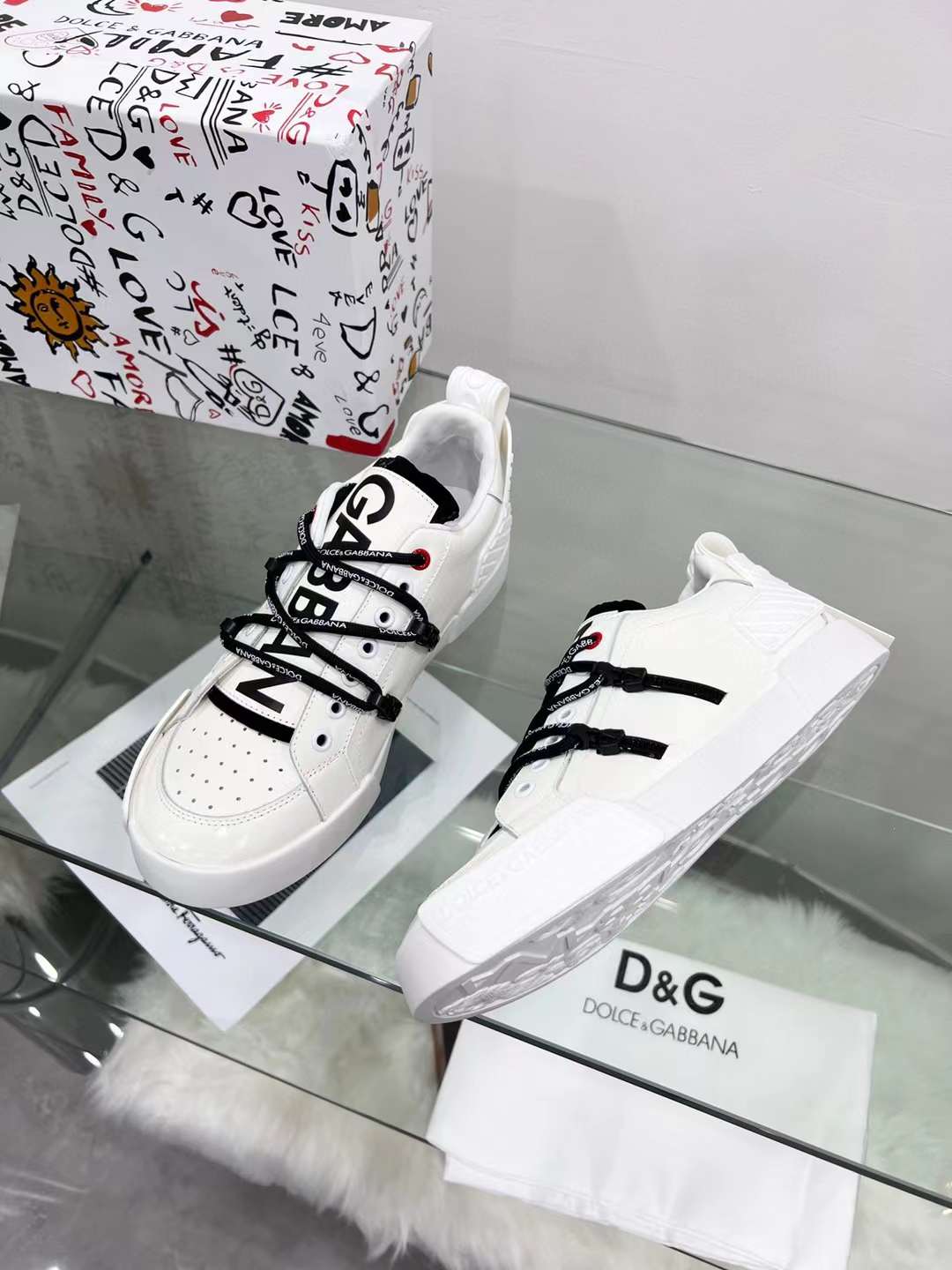 Men Women D*G Top Sneakers