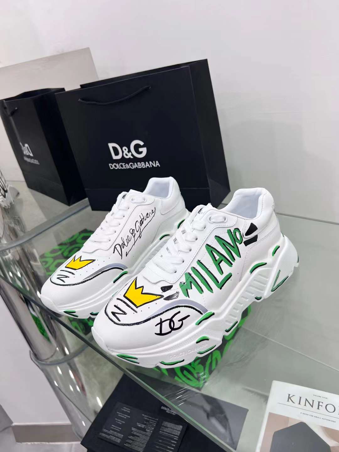 Men Women D*G Top Sneakers