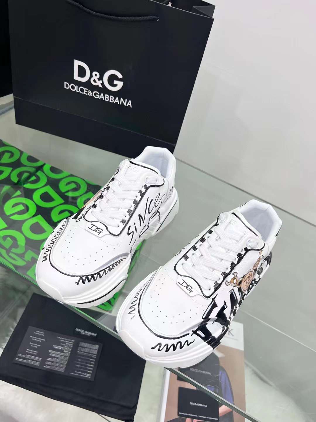 Men Women D*G Top Sneakers