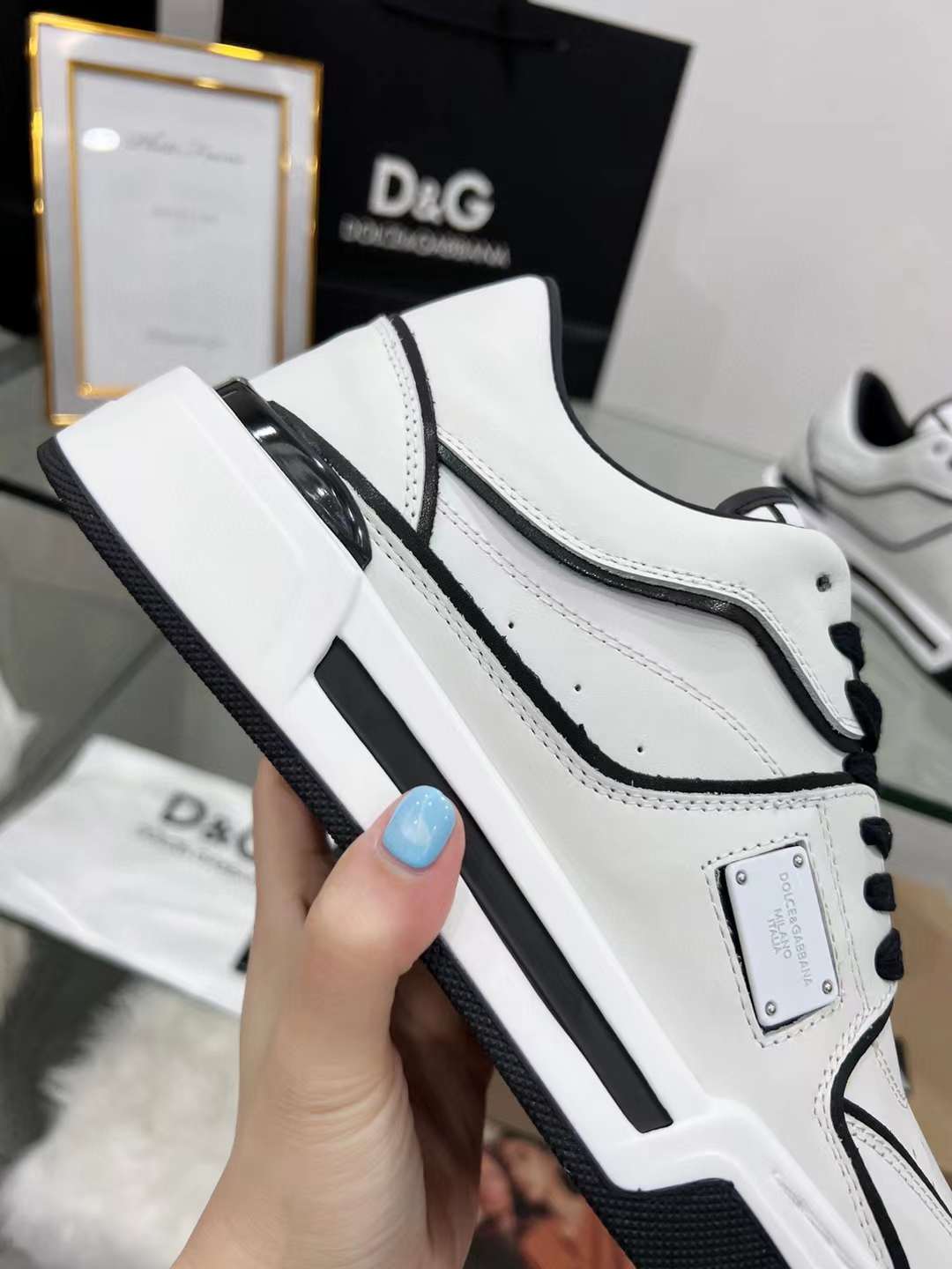 Men Women D*G Top Sneakers