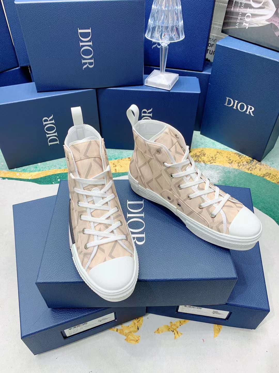 Men Women D*ior Top Sneakers （）
