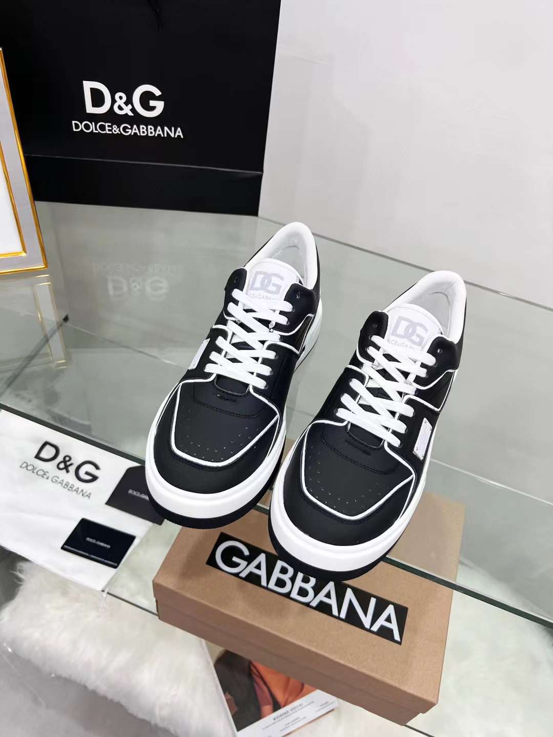 Men Women D*G Top Sneakers