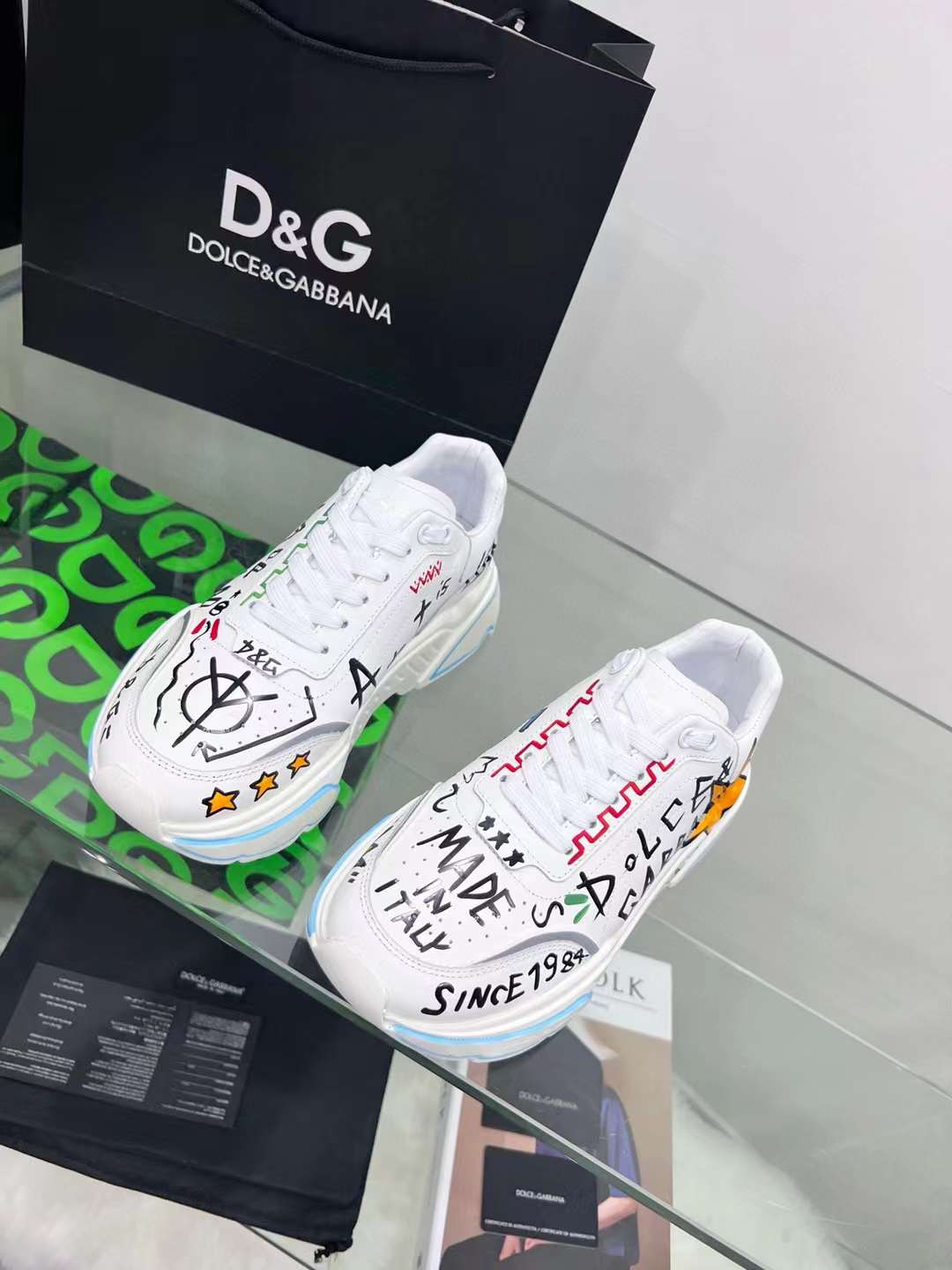 Men Women D*G Top Sneakers
