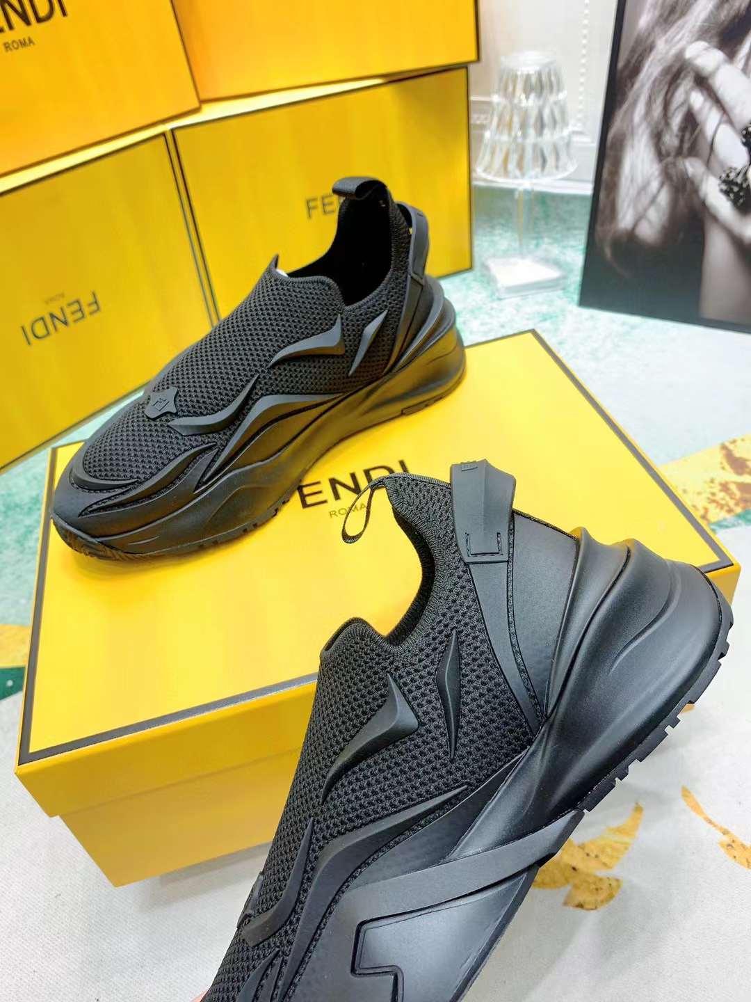 Men Women F*endi Top Sneaker （ ）