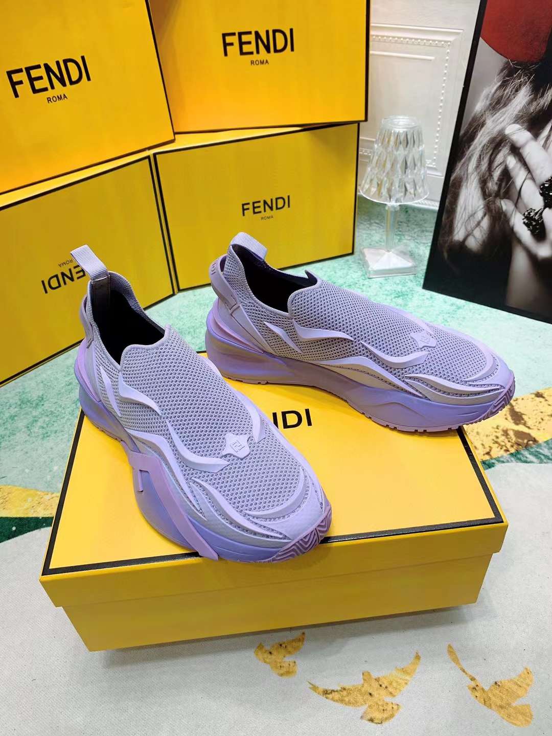 Men Women F*endi Top Sneaker ( )