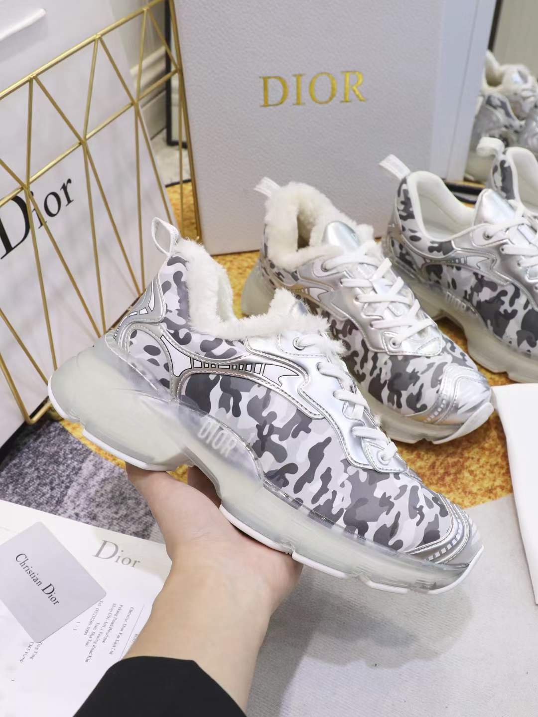 Men Women D*ior Top Sneakers οΌοΌ