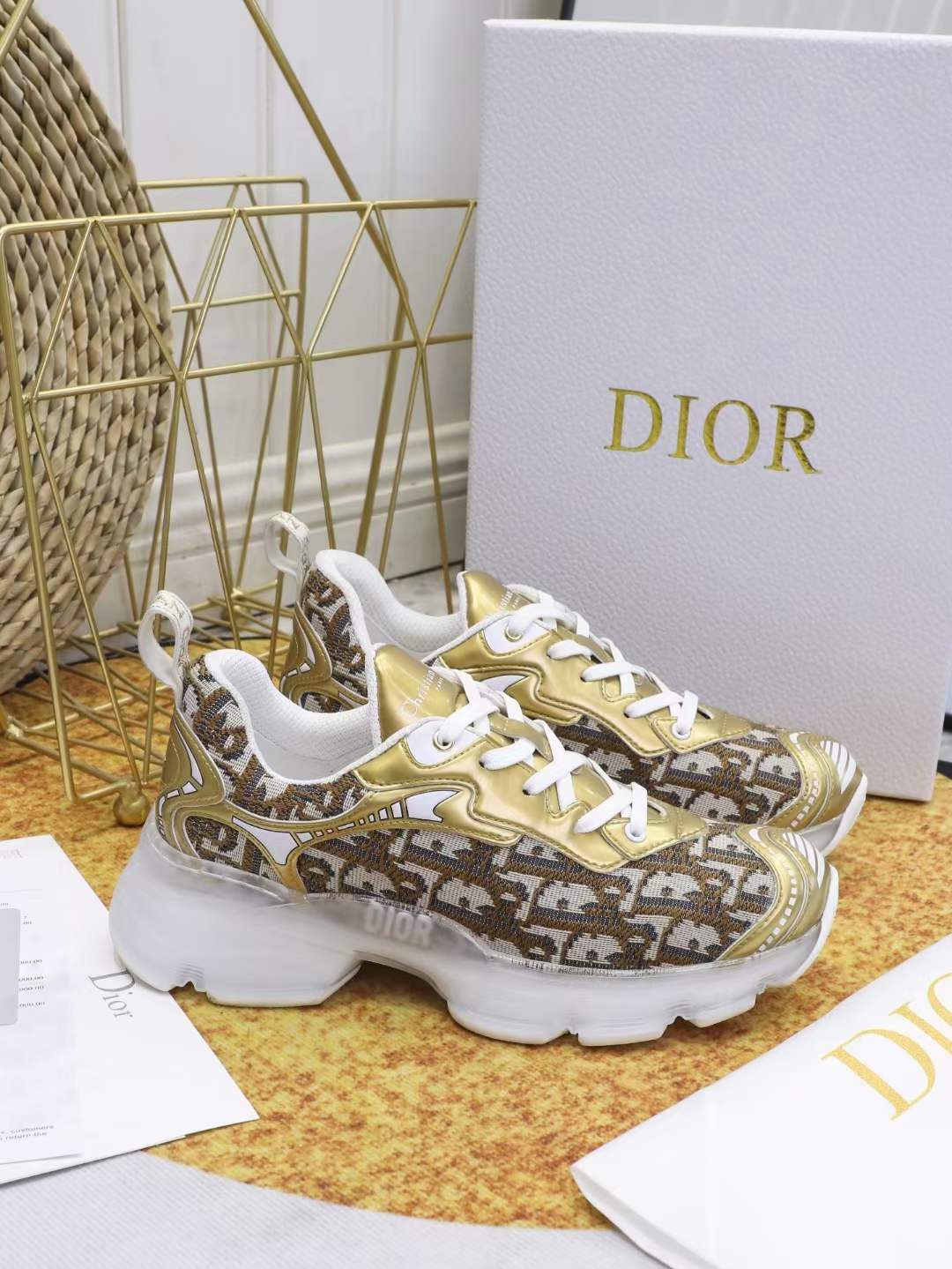Men Women D*ior Top Sneakers （）