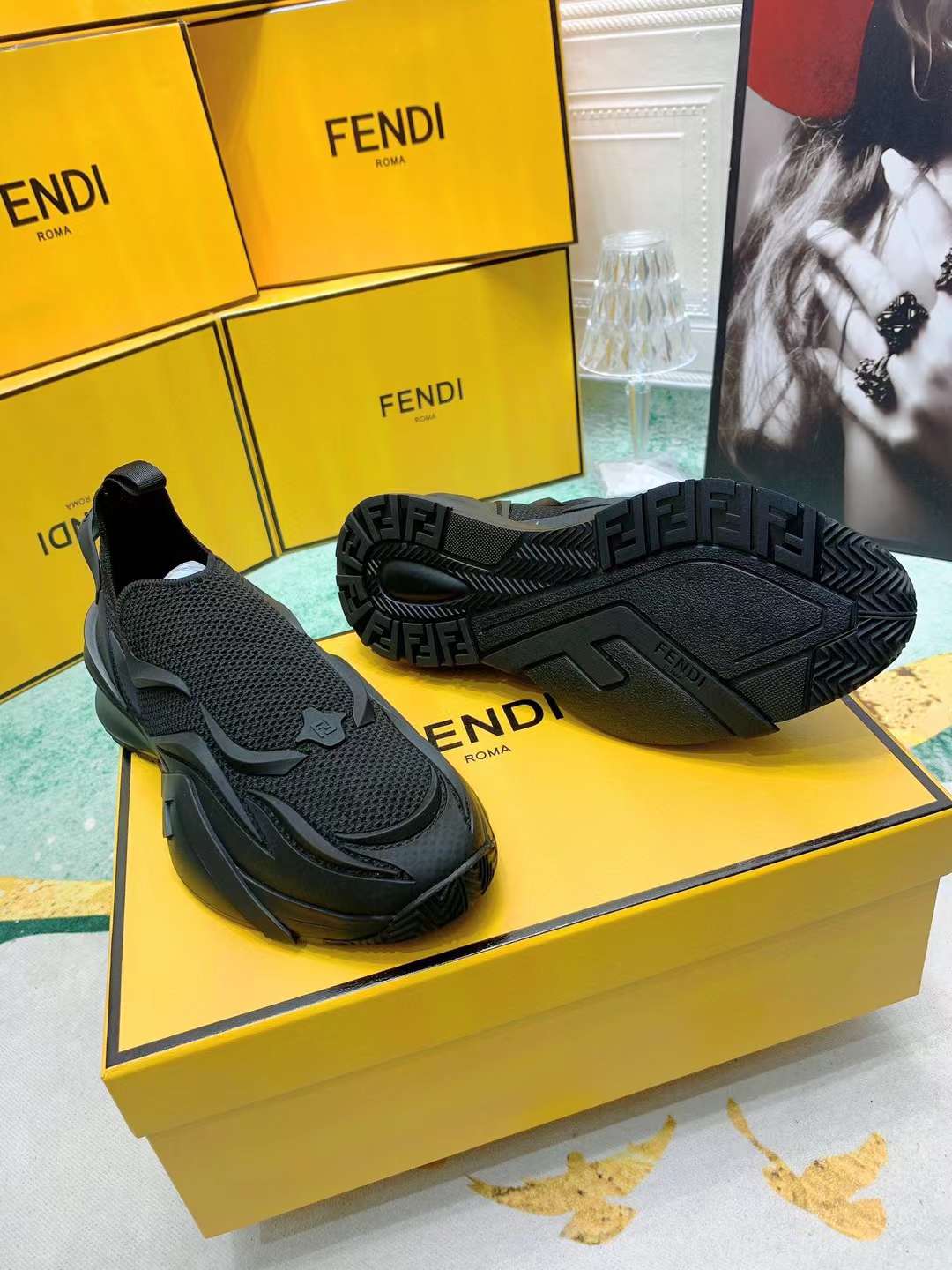 Men Women F*endi Top Sneaker （ ）