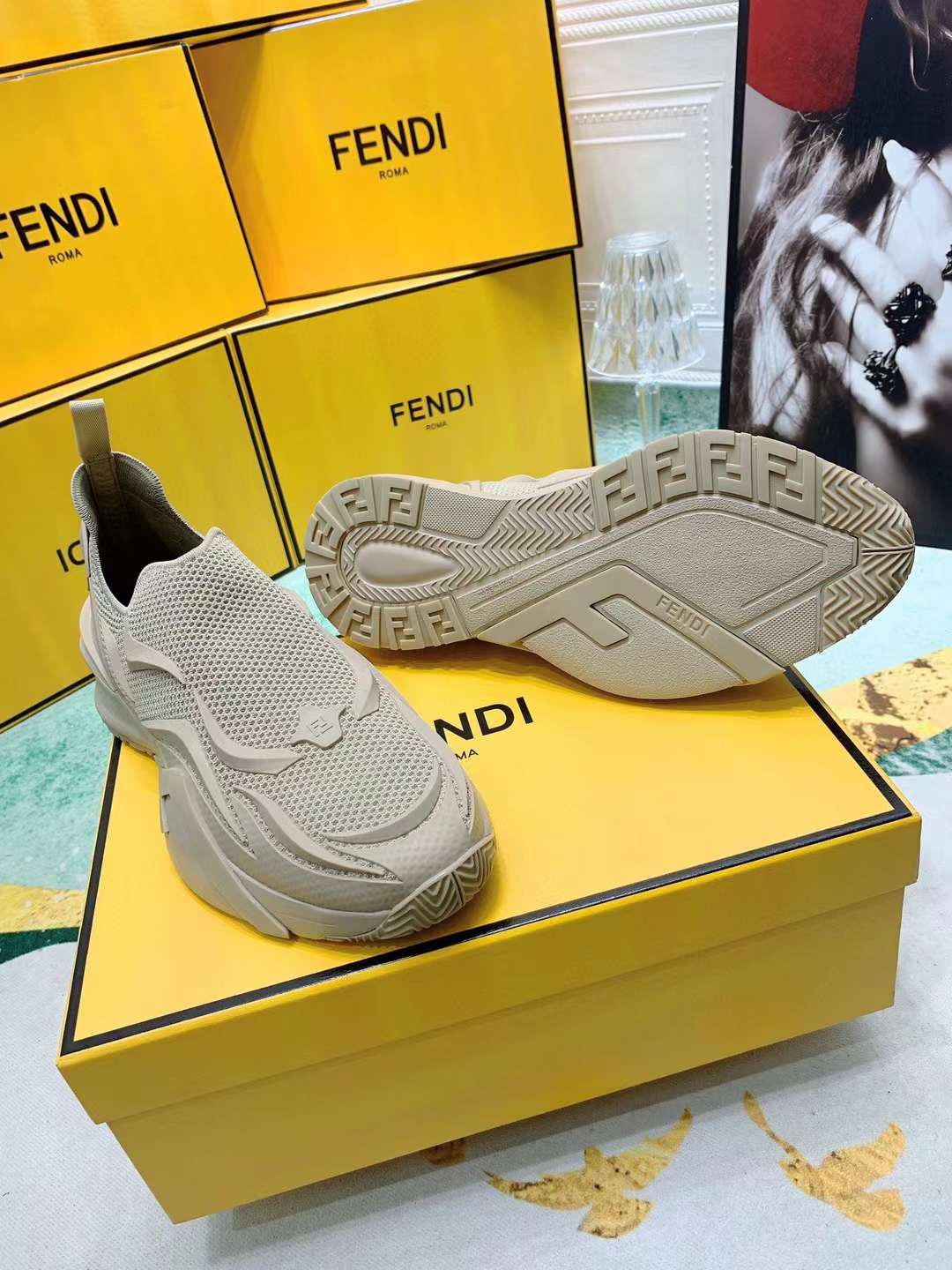 Copy Men Women F*endi Top Sneaker ( )