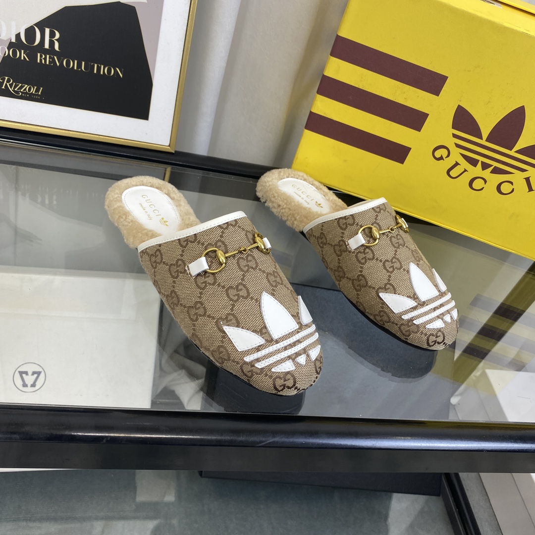 Women G*ucci A*didas Slippers Maikesneakers