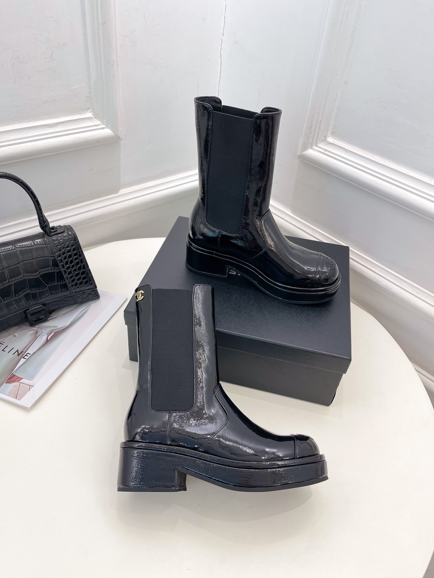 Women C*hanel Top Boots Maikesneakers