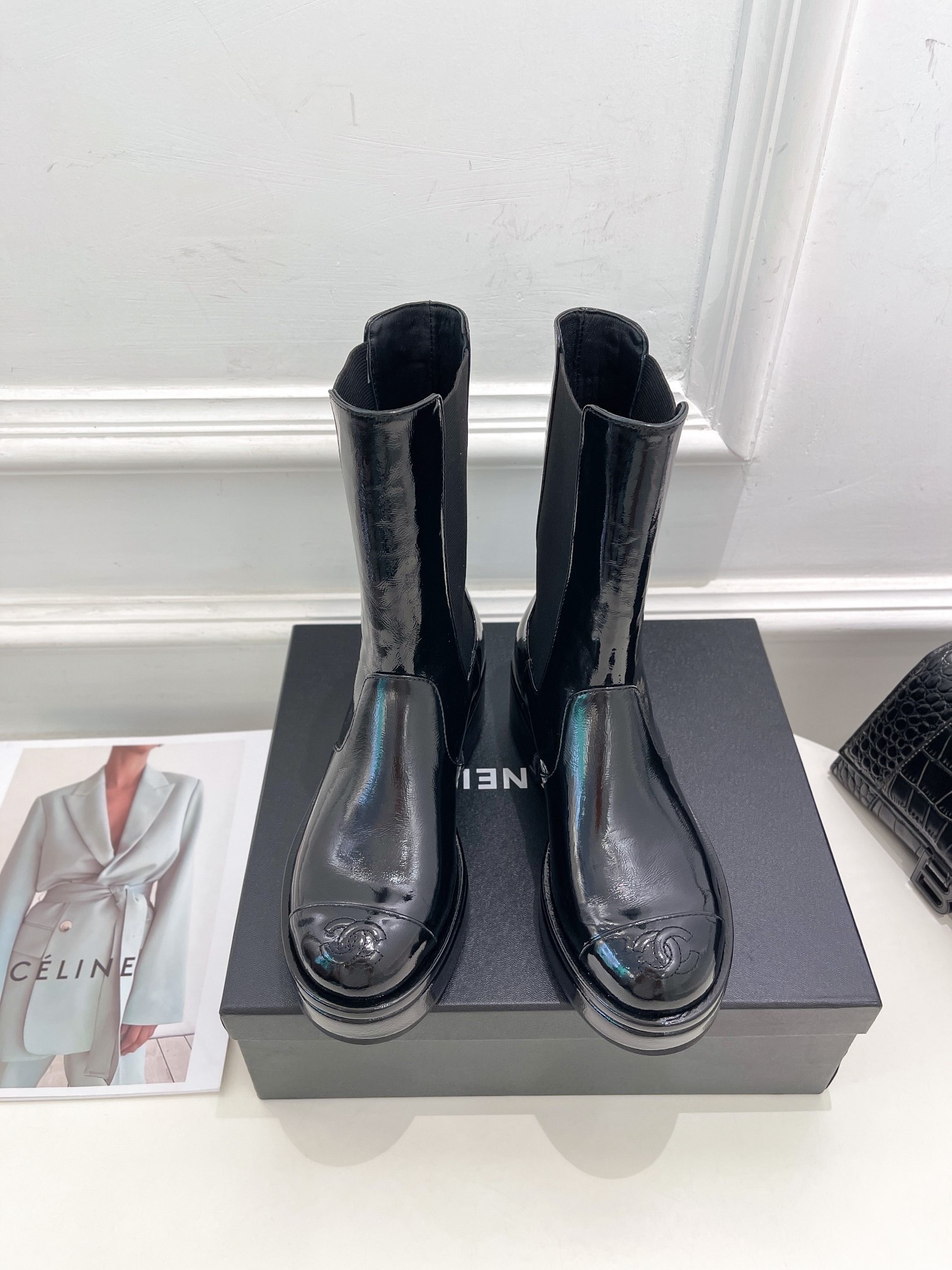 Women C*hanel Top Boots Maikesneakers