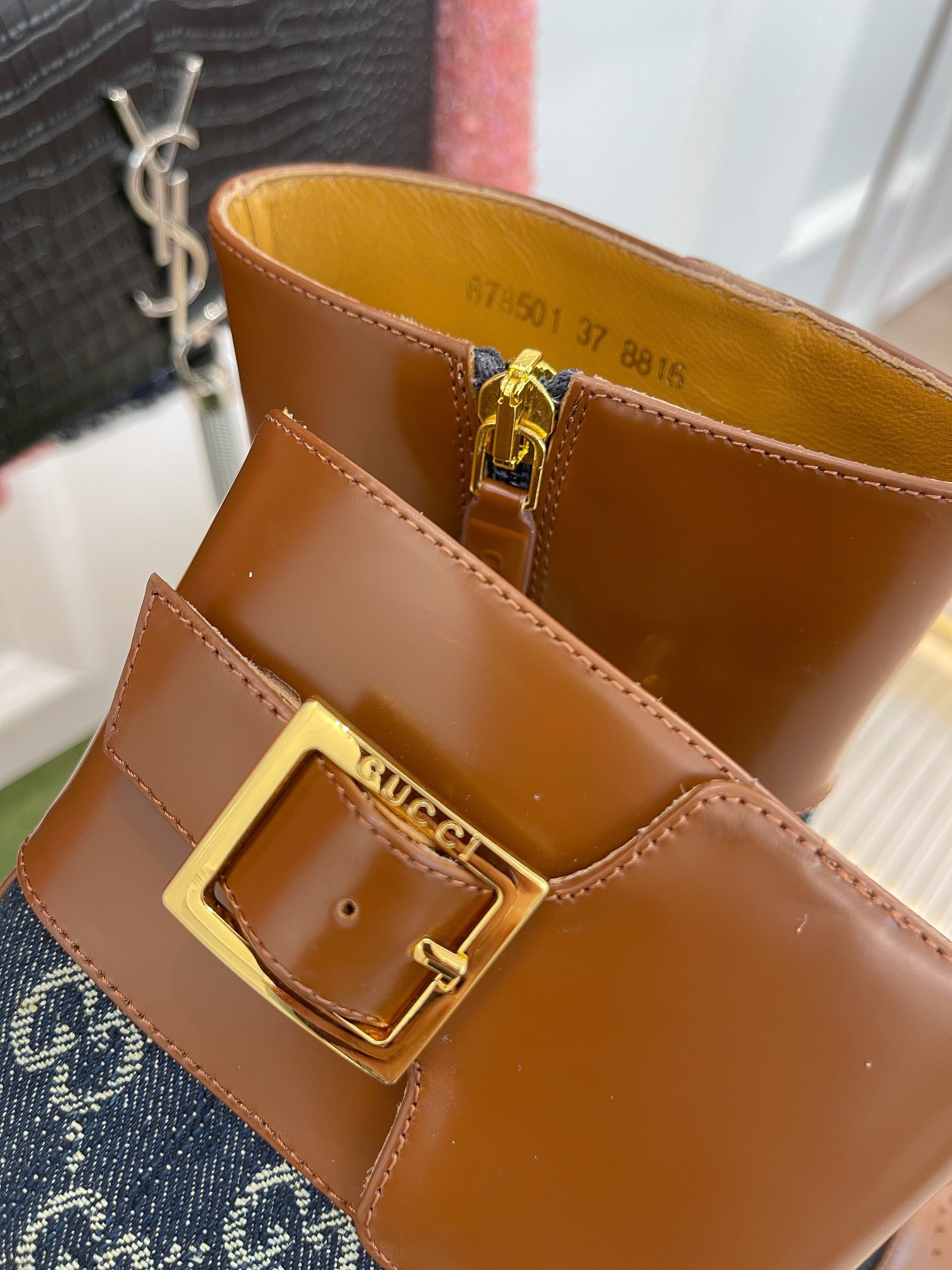 Women G*ucci Top Boots Maikesneakers