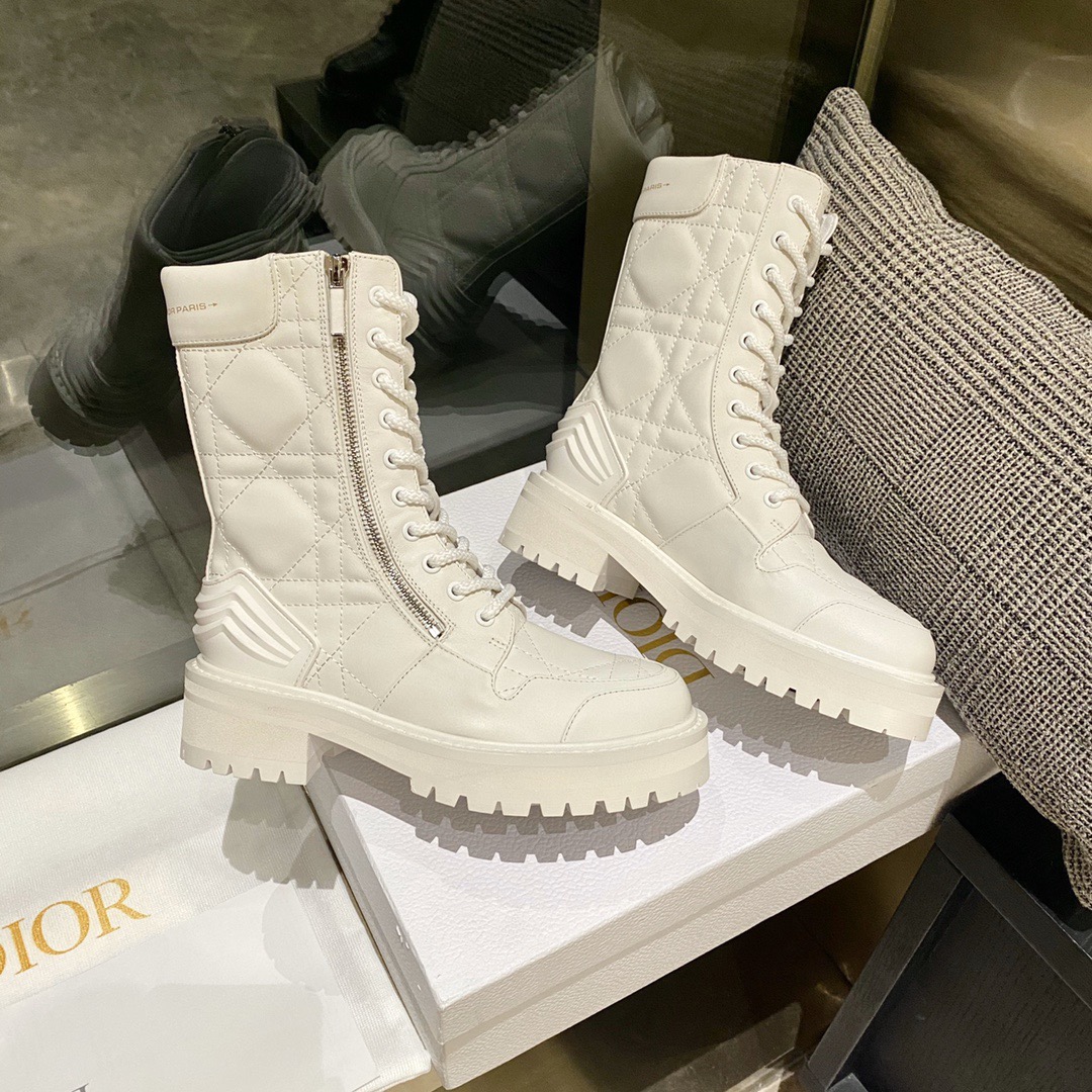 Women D*ior Top Boots Maikesneakers