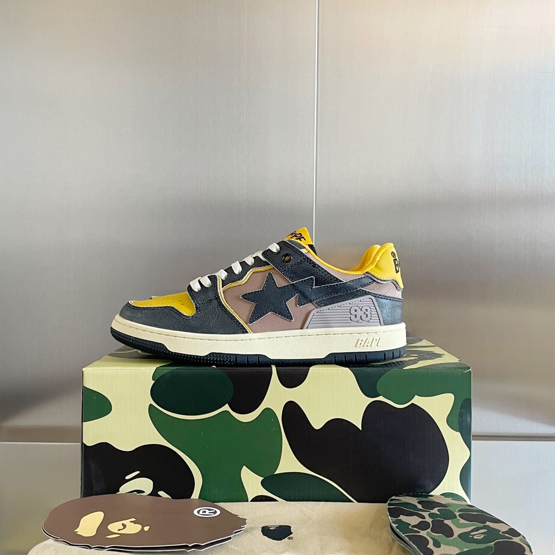 Men Women B*ape sta low Top Sneaker