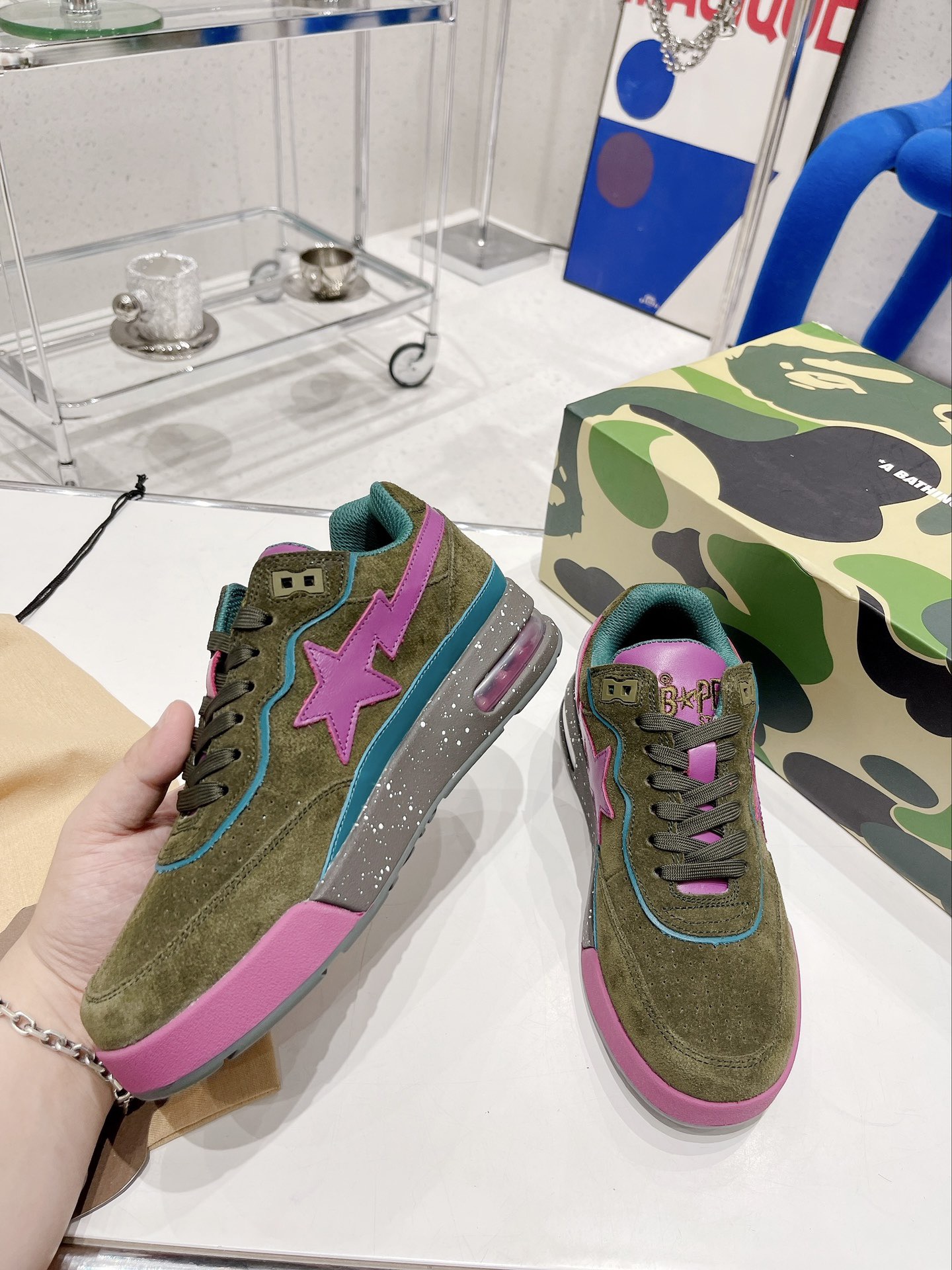 Men Women B*ape sta low Top Sneaker