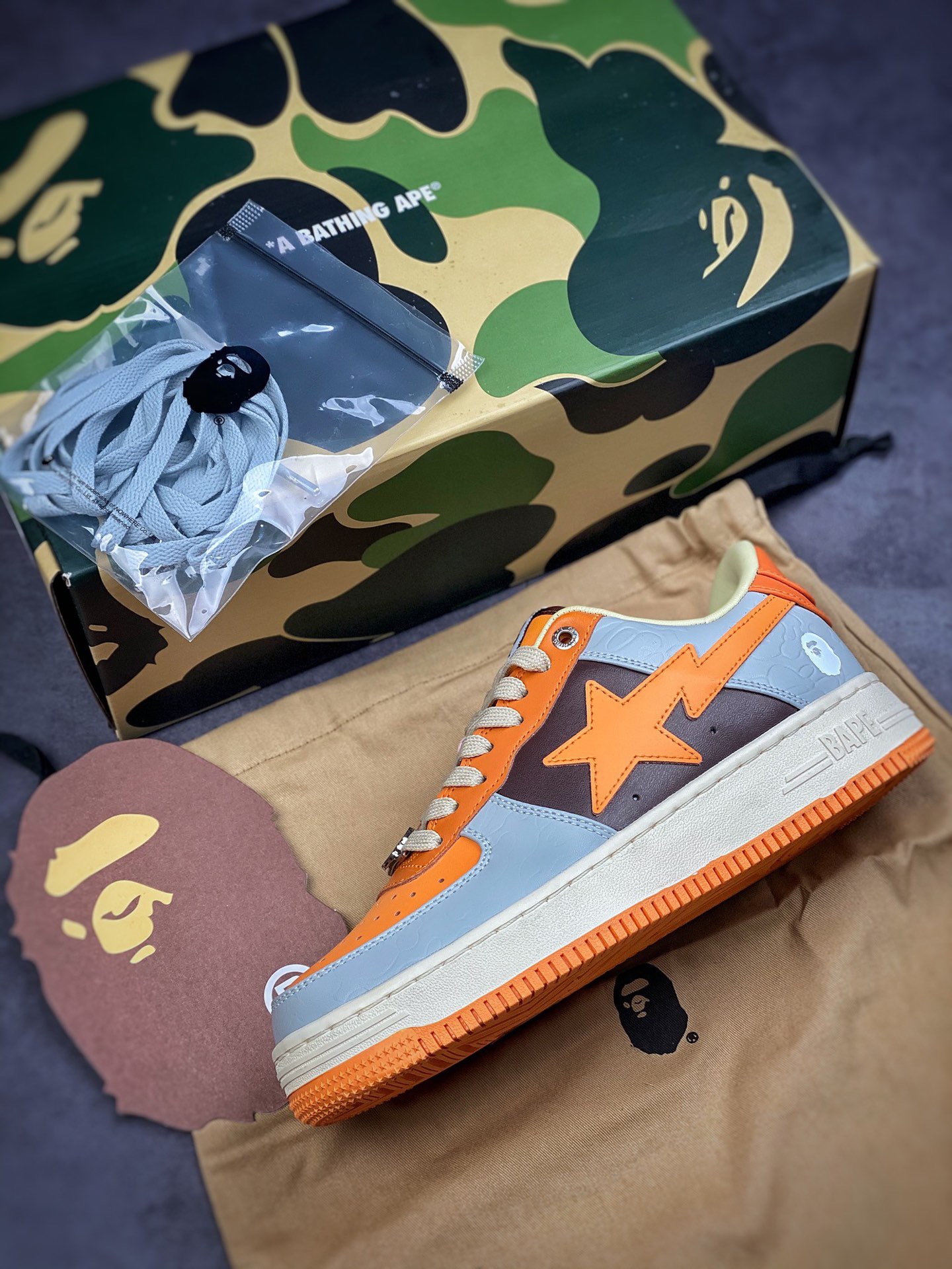 Men Women B*ape sta low Top Sneaker