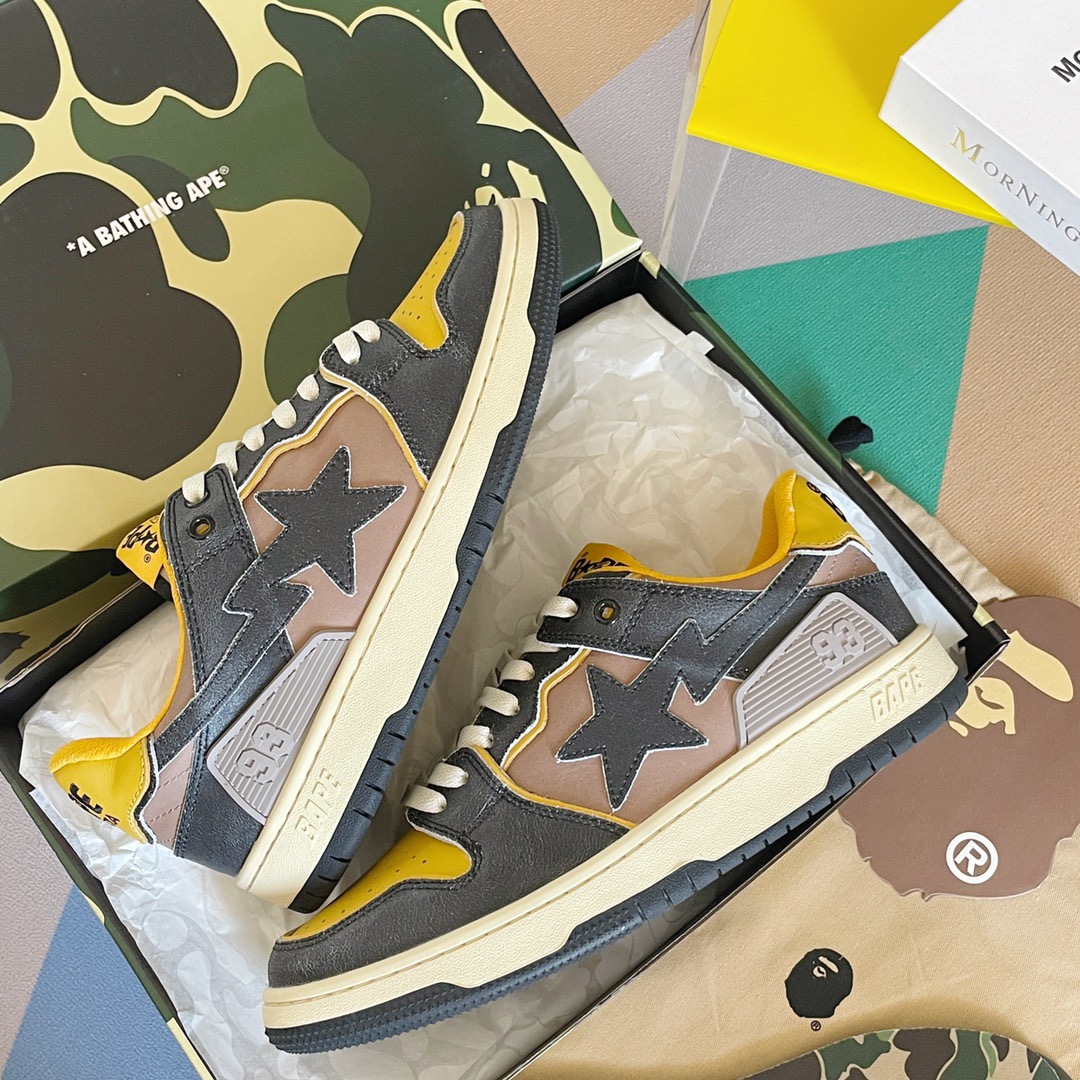 Men Women B*ape sta low Top Sneaker