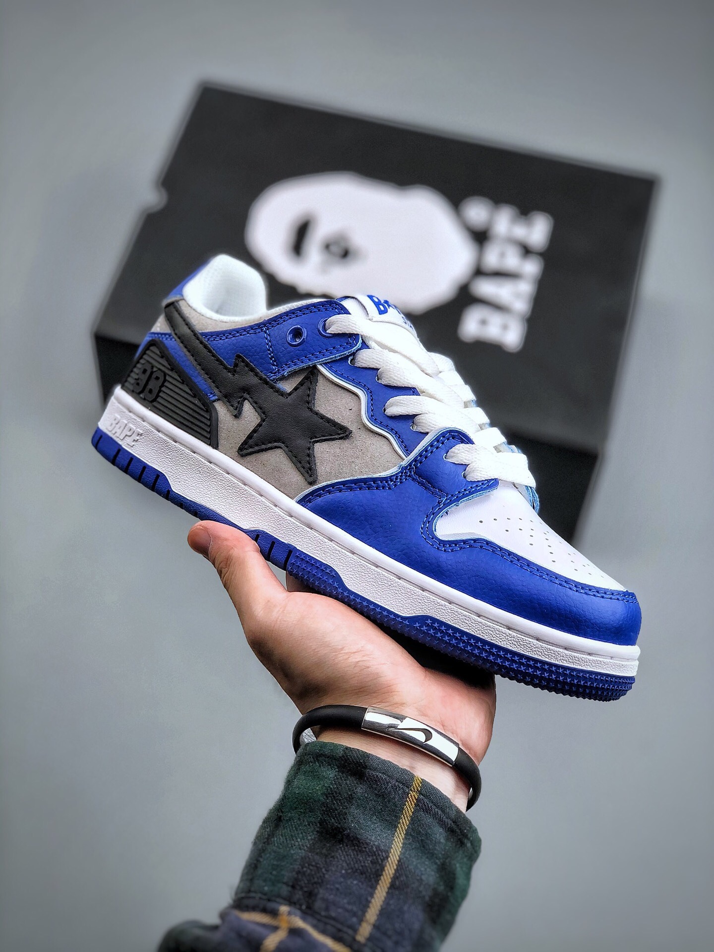 Men Women B*ape sta suede low Top Sneaker