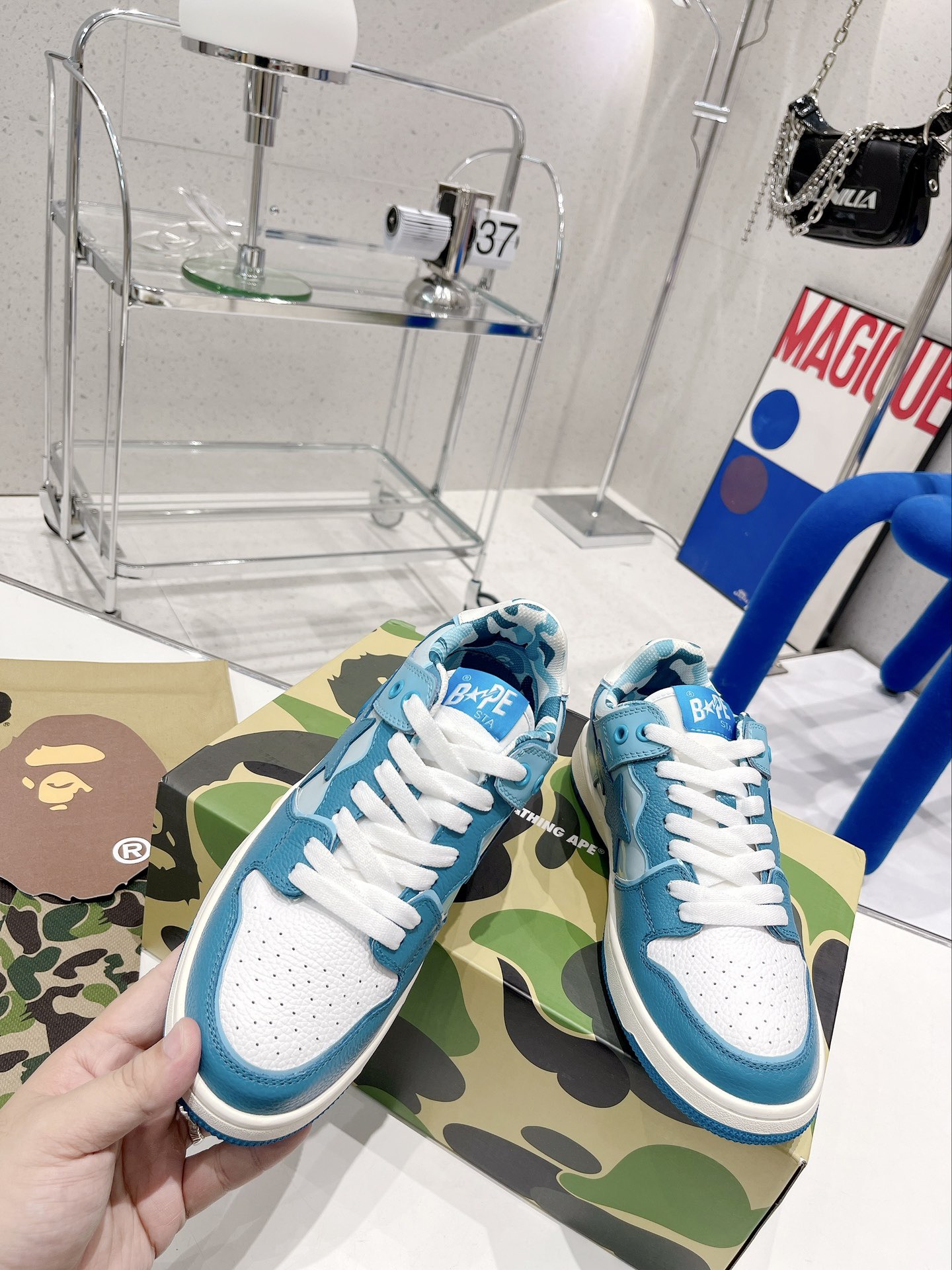 Men Women B*ape sta to low Top Sneaker