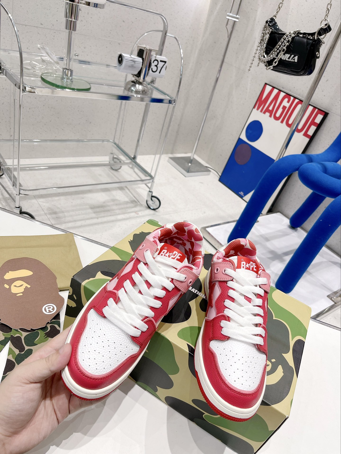 Men Women B*ape sta to low Top Sneaker