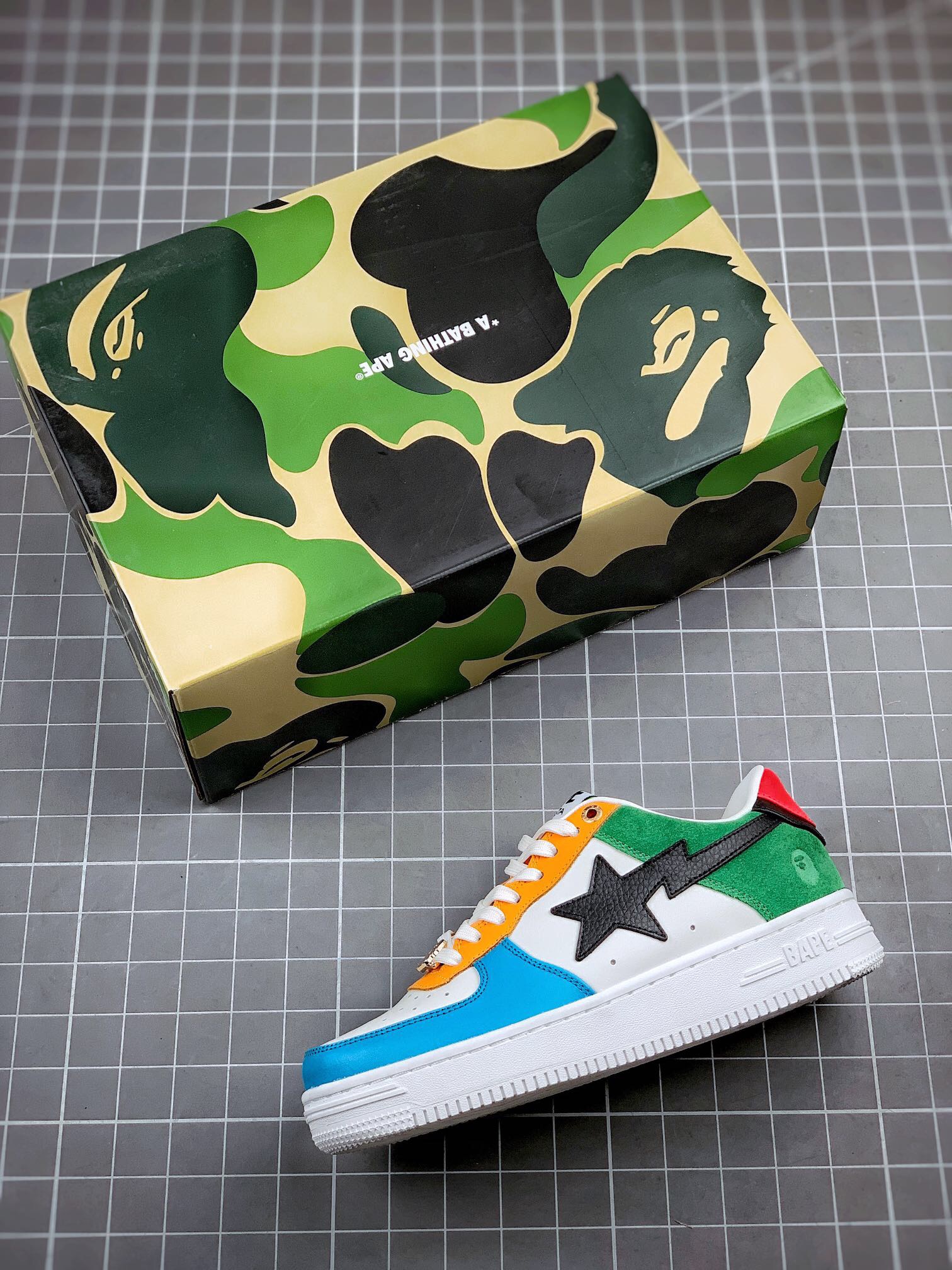 Men Women B*ape sta low Top Sneaker