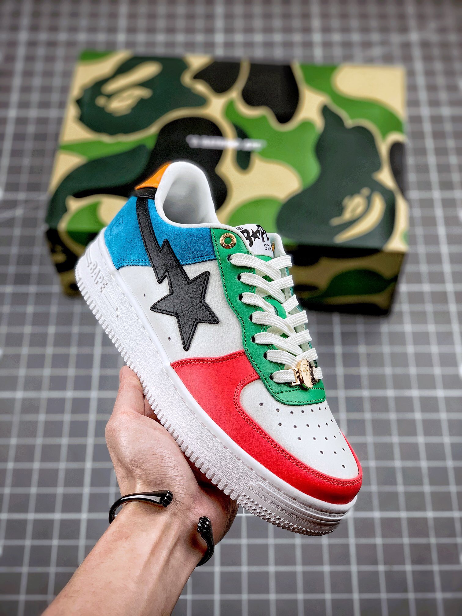 Men Women B*ape sta low Top Sneaker