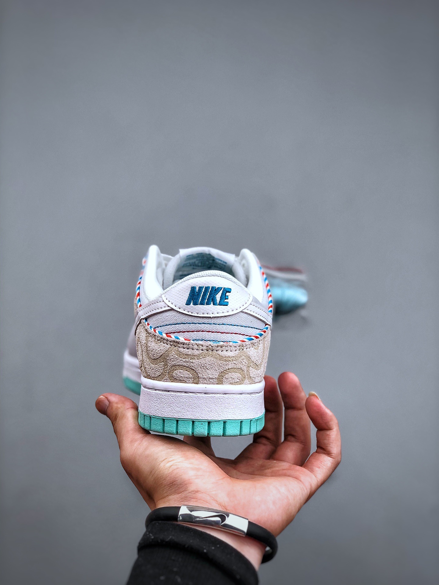 Nike SB Dunk low barber shop grey