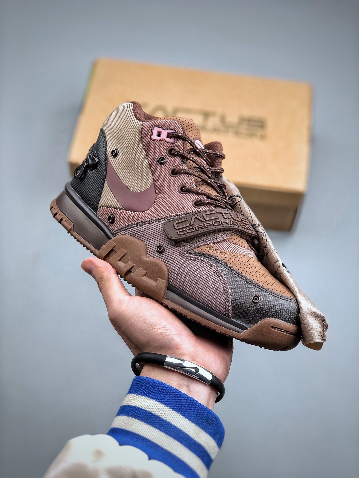 C*ACT.US CORP x Nike Air Trainer 1 Wheat Travis Scott