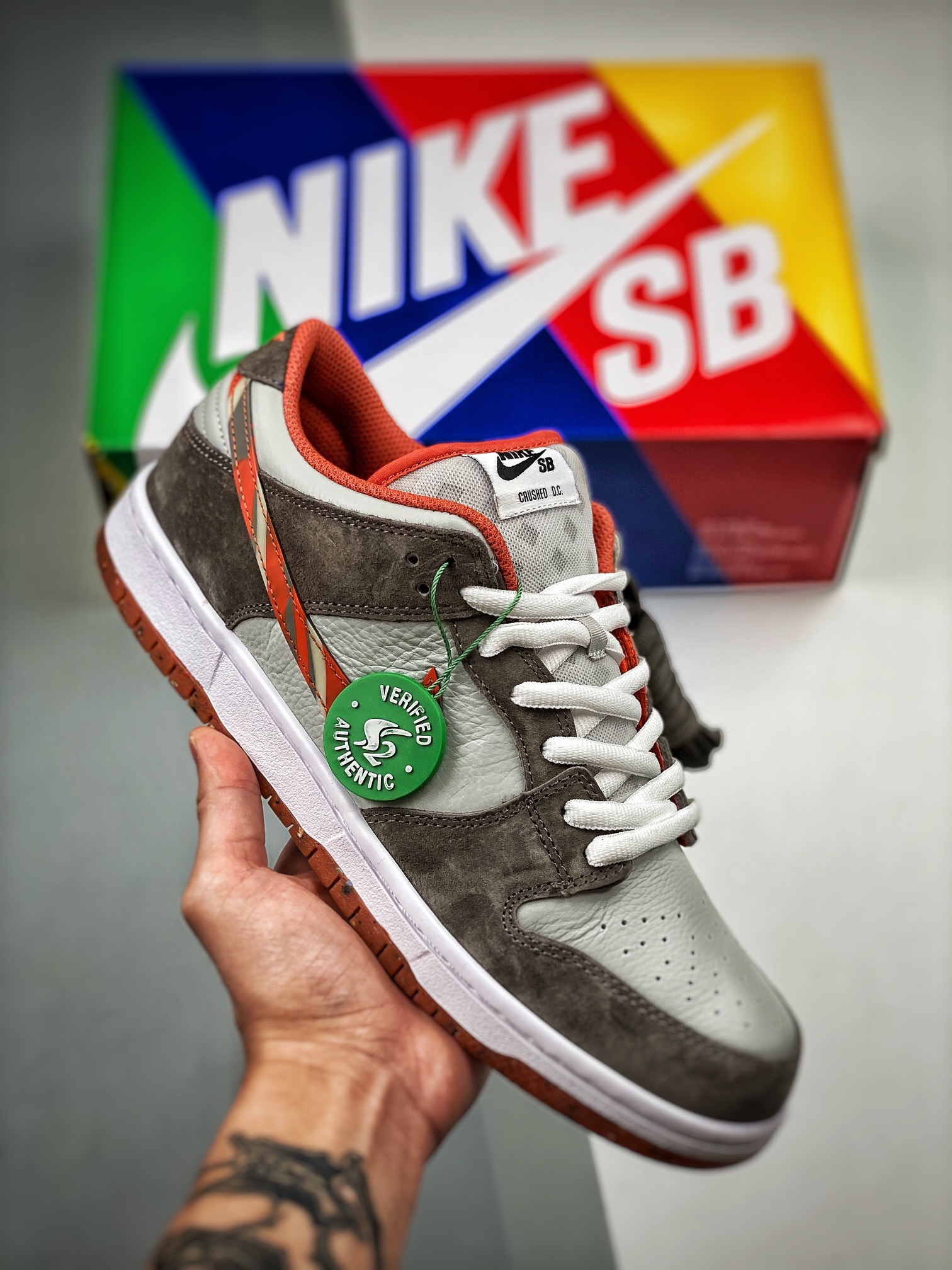 C*rudhed d.c +Nike SB Dunk low