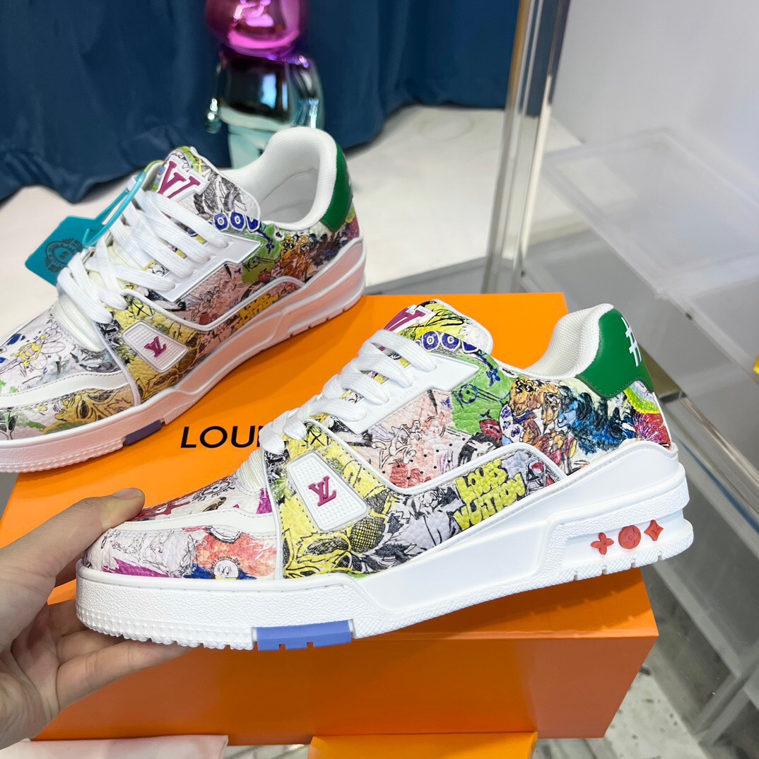 Men Women L*ouis V*uitton Top Sneaker Maikesneakers