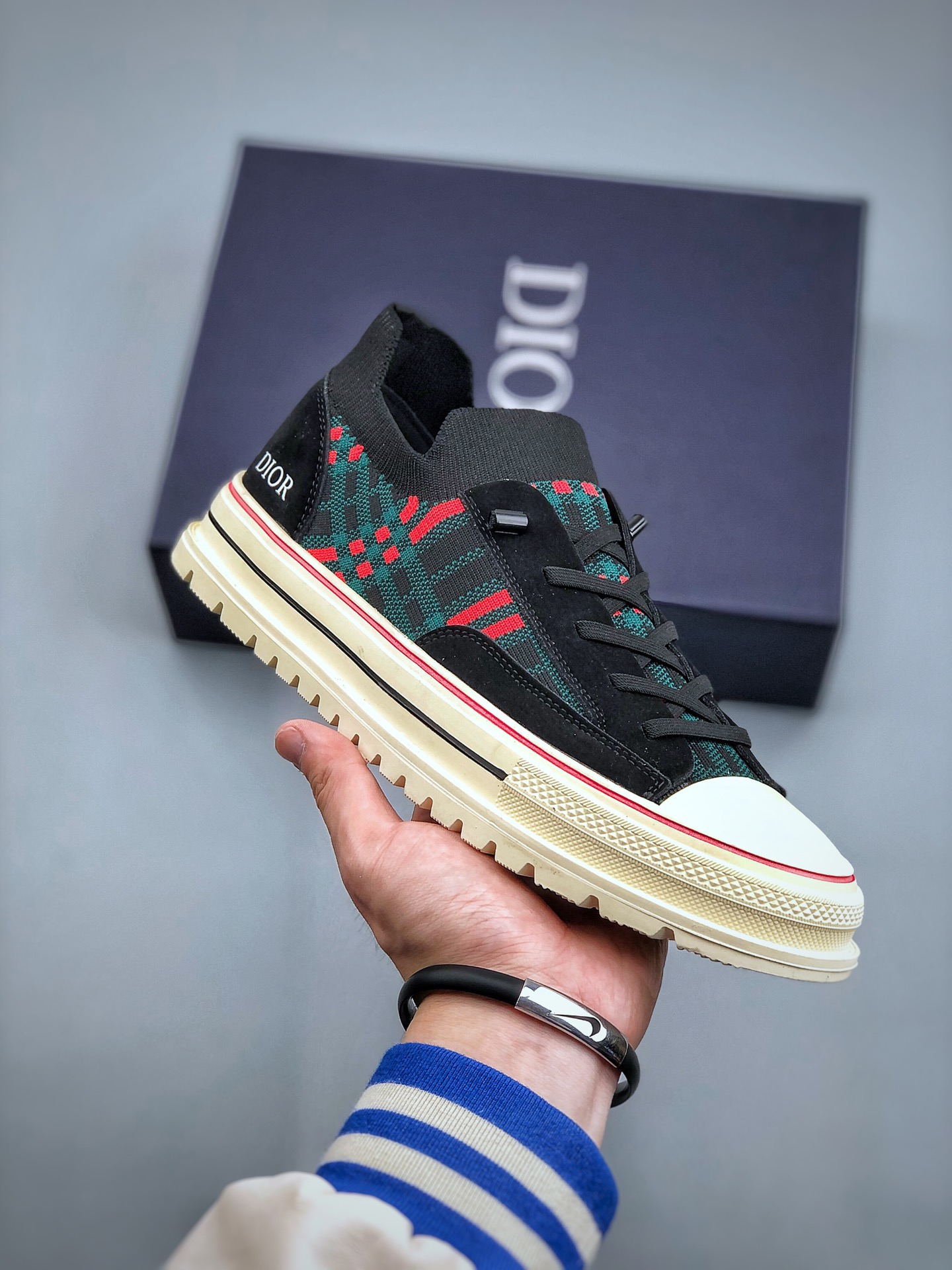 Men D*ior Top Sneaker