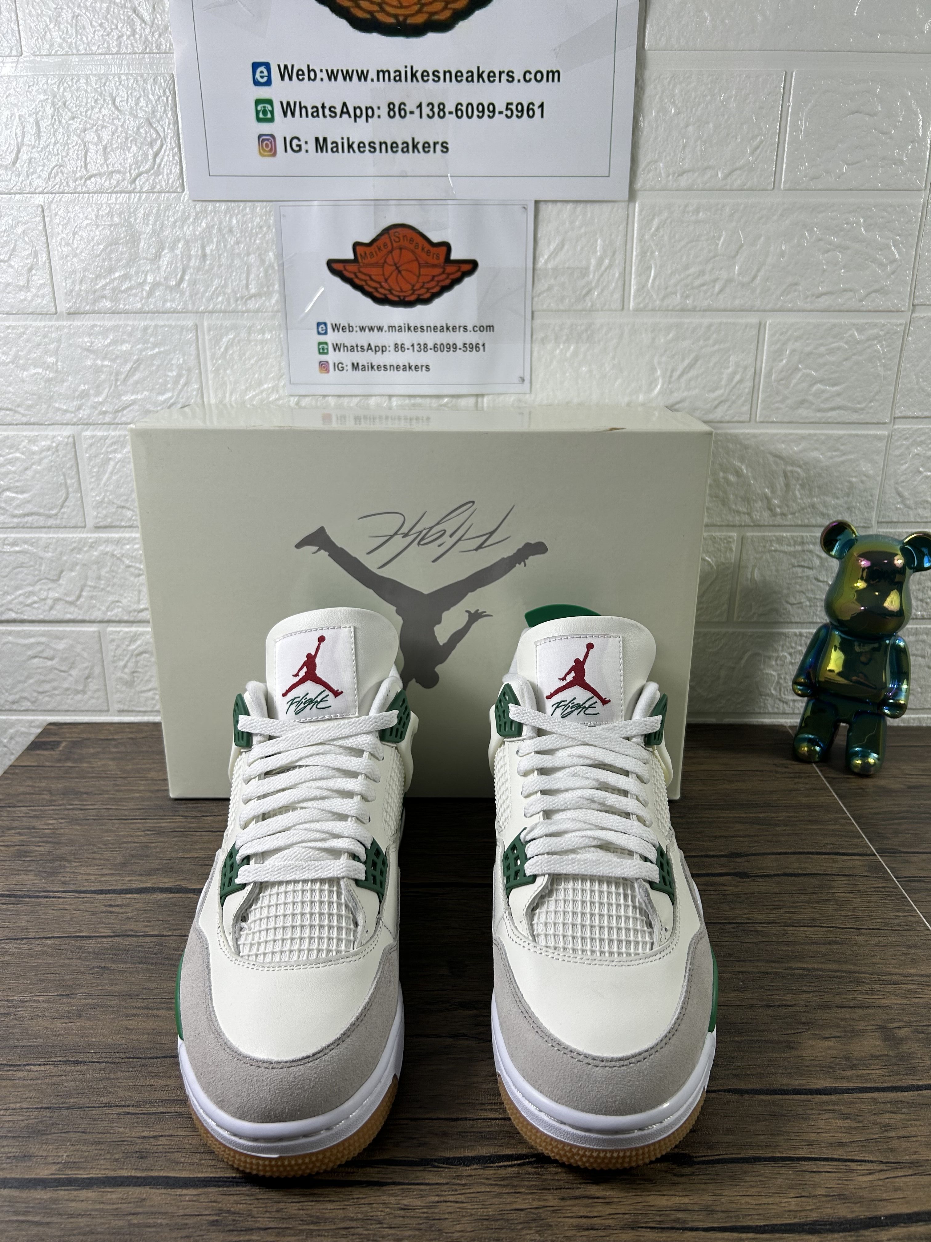 Nike Air Jordan 4 aj4  Pine Green