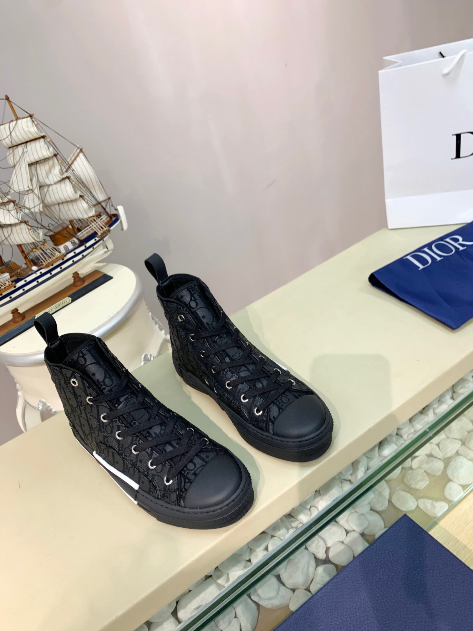 Men Women D*ior Top Sneakers