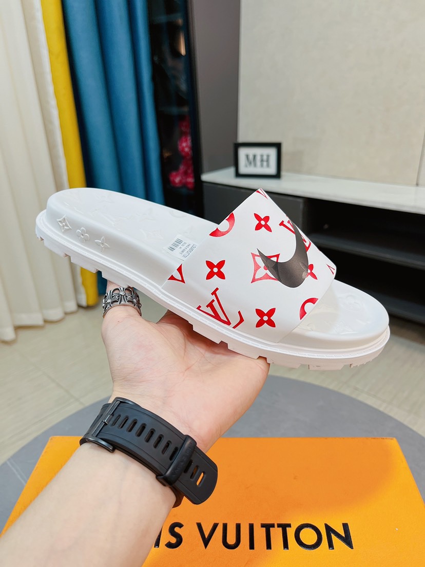 Men L*ouis V*uitton Top Slippers